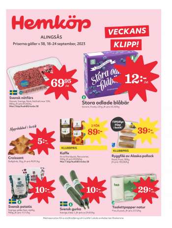 Hemköp reklamblad - 18/9 2023 - 24/9 2023.