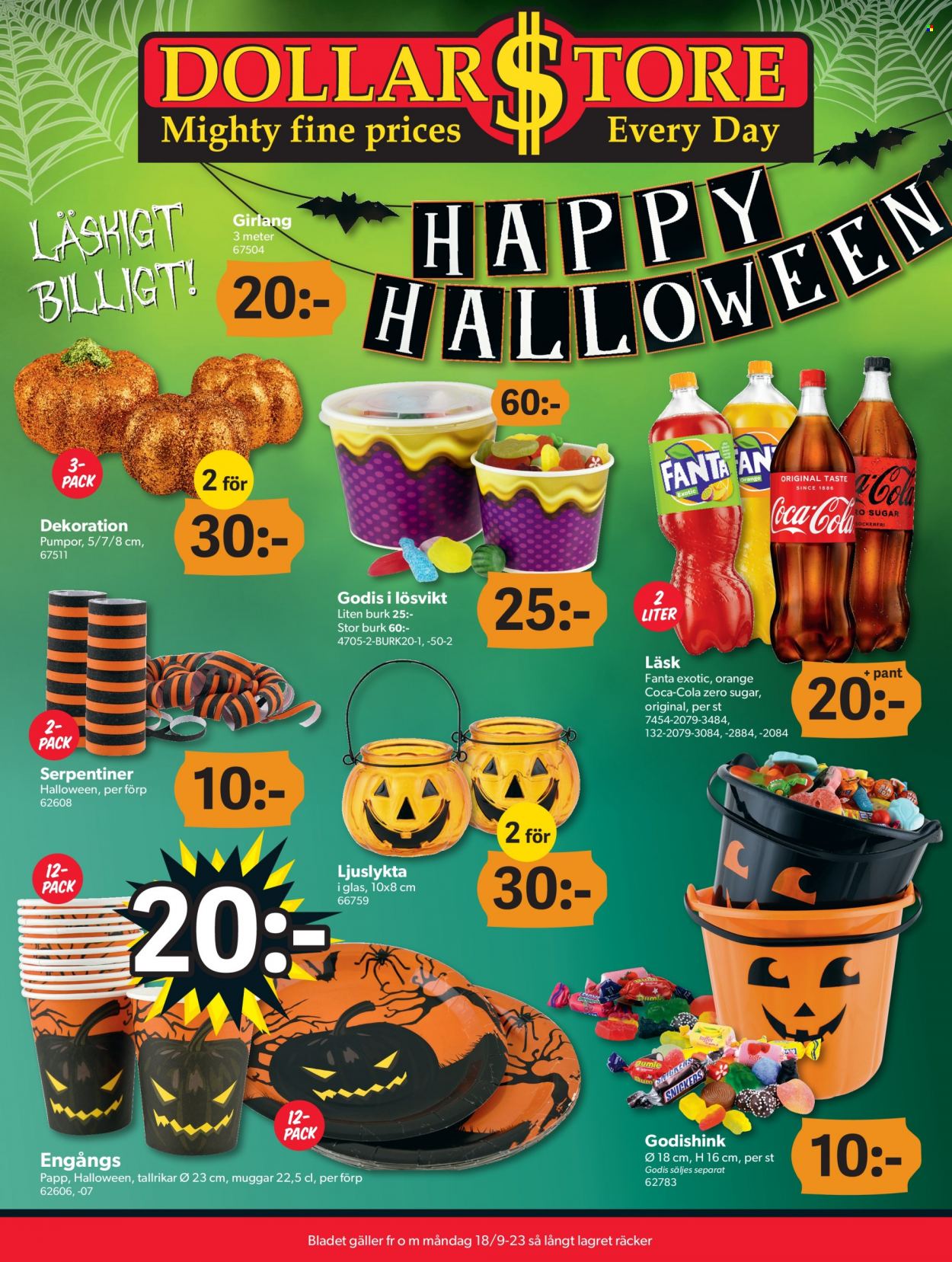 DollarStore reklamblad. Sida 1