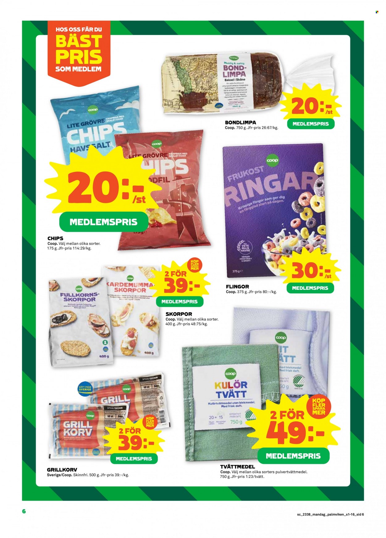 Coop reklamblad - 18/9 2023 - 24/9 2023. Sida 6