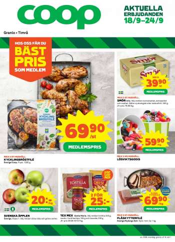 Coop reklamblad - 18/9 2023 - 24/9 2023.