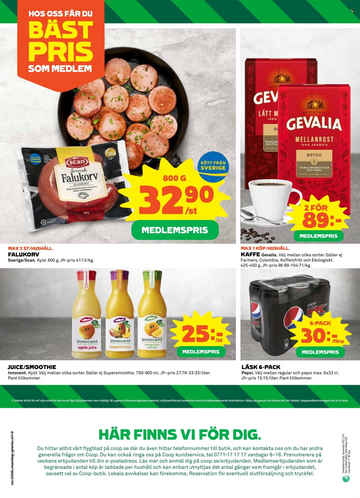 Coop reklamblad - 18/9 2023 - 24/9 2023. Sida 8