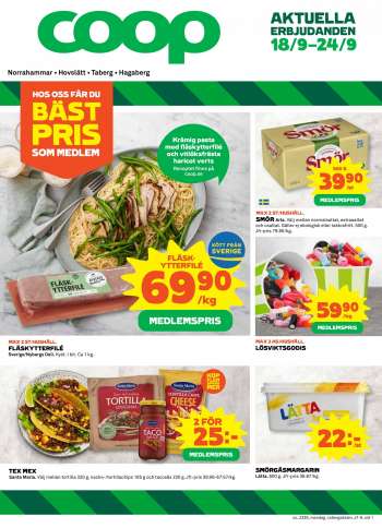 Coop reklamblad - 18/9 2023 - 24/9 2023.