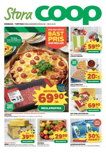 Stora Coop reklamblad - 18/9 2023 - 24/9 2023.