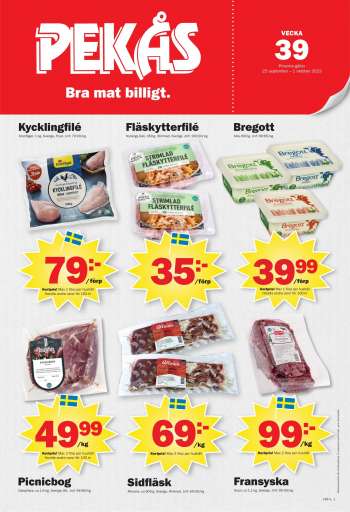 Pekås reklamblad - 25/9 2023 - 1/10 2023.