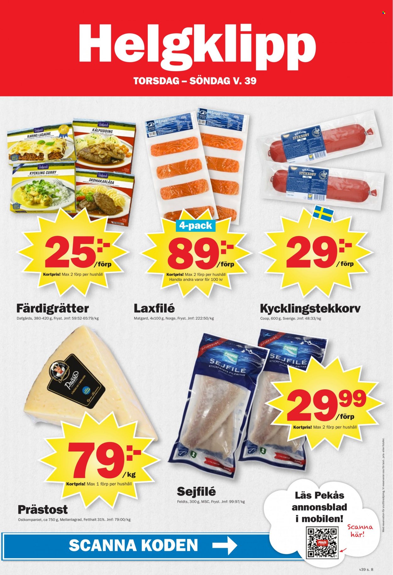 Pekås reklamblad - 25/9 2023 - 1/10 2023. Sida 8