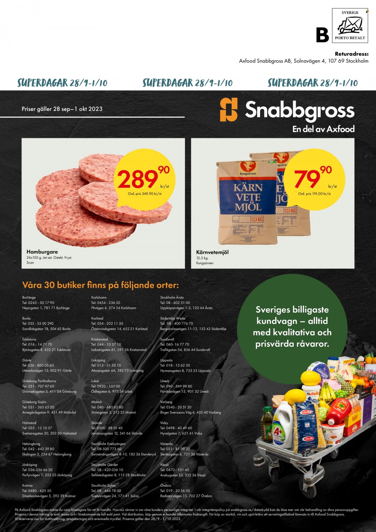 Snabbgross reklamblad - 28/9 2023 - 1/10 2023. Sida 8