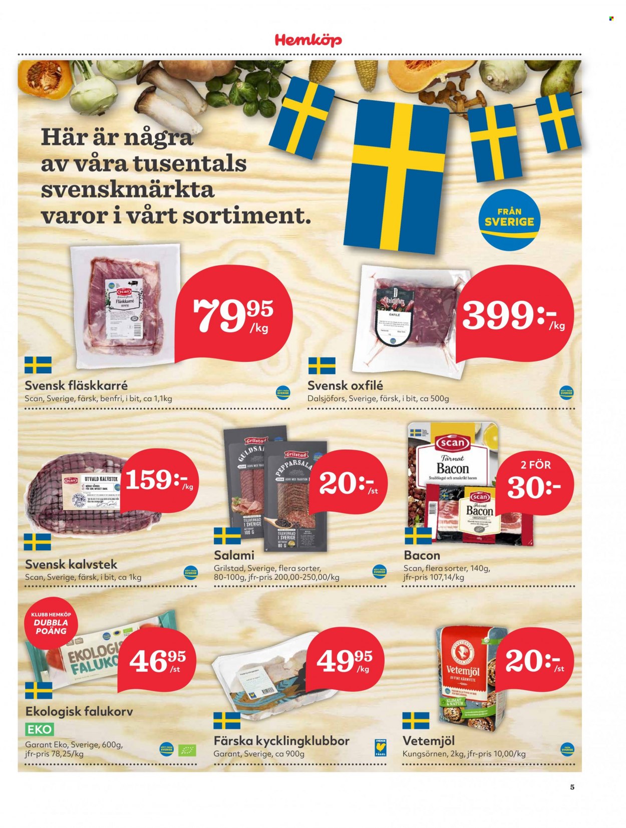 Hemköp reklamblad - 25/9 2023 - 1/10 2023. Sida 5