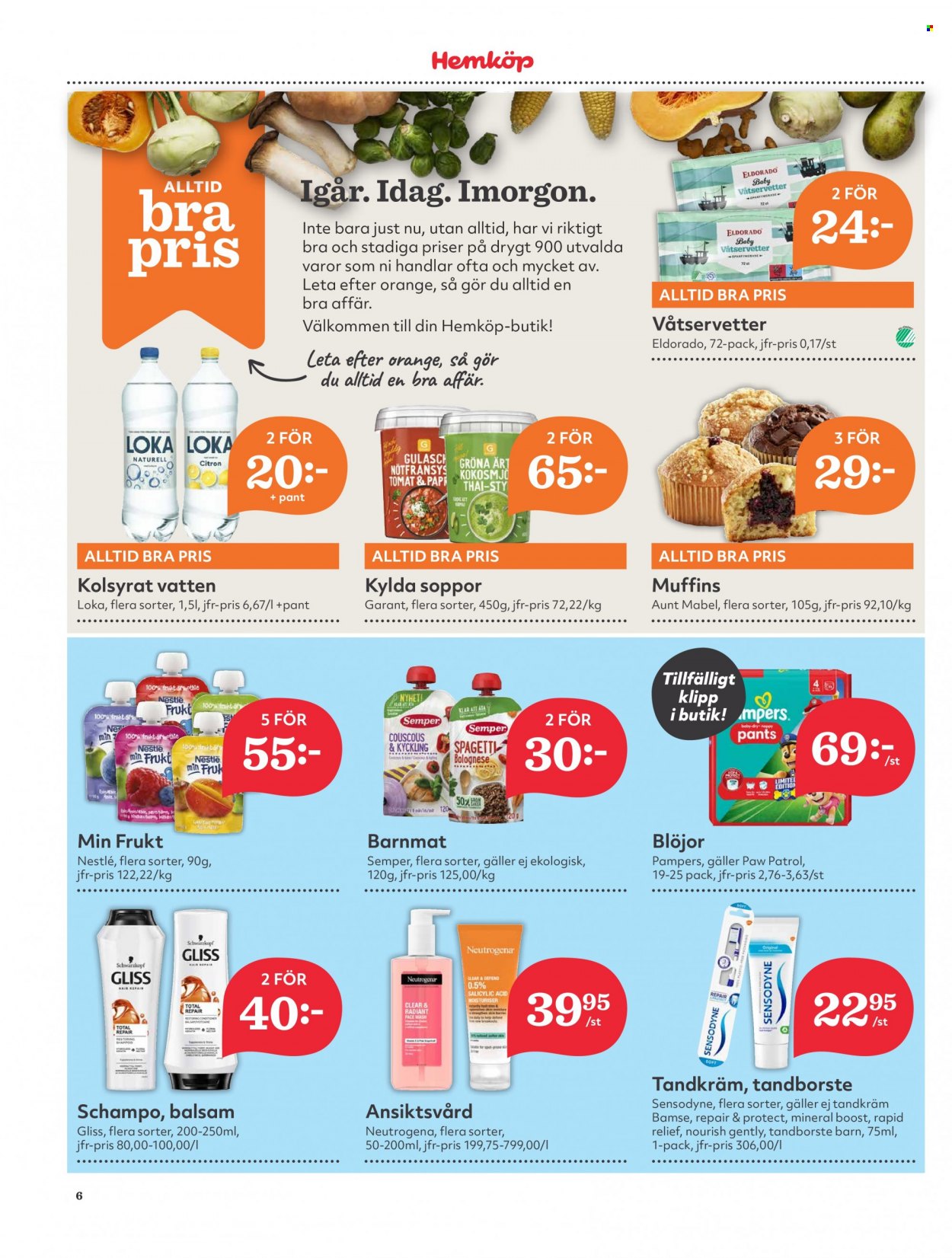 Hemköp reklamblad - 25/9 2023 - 1/10 2023. Sida 6