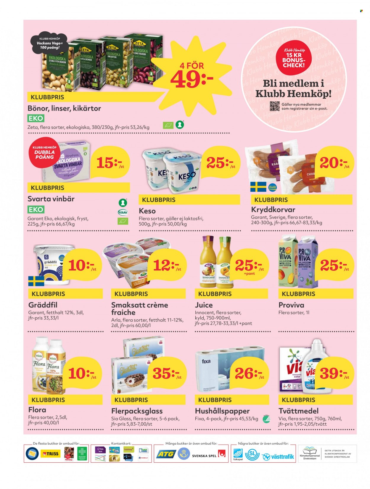 Hemköp reklamblad - 25/9 2023 - 1/10 2023. Sida 8