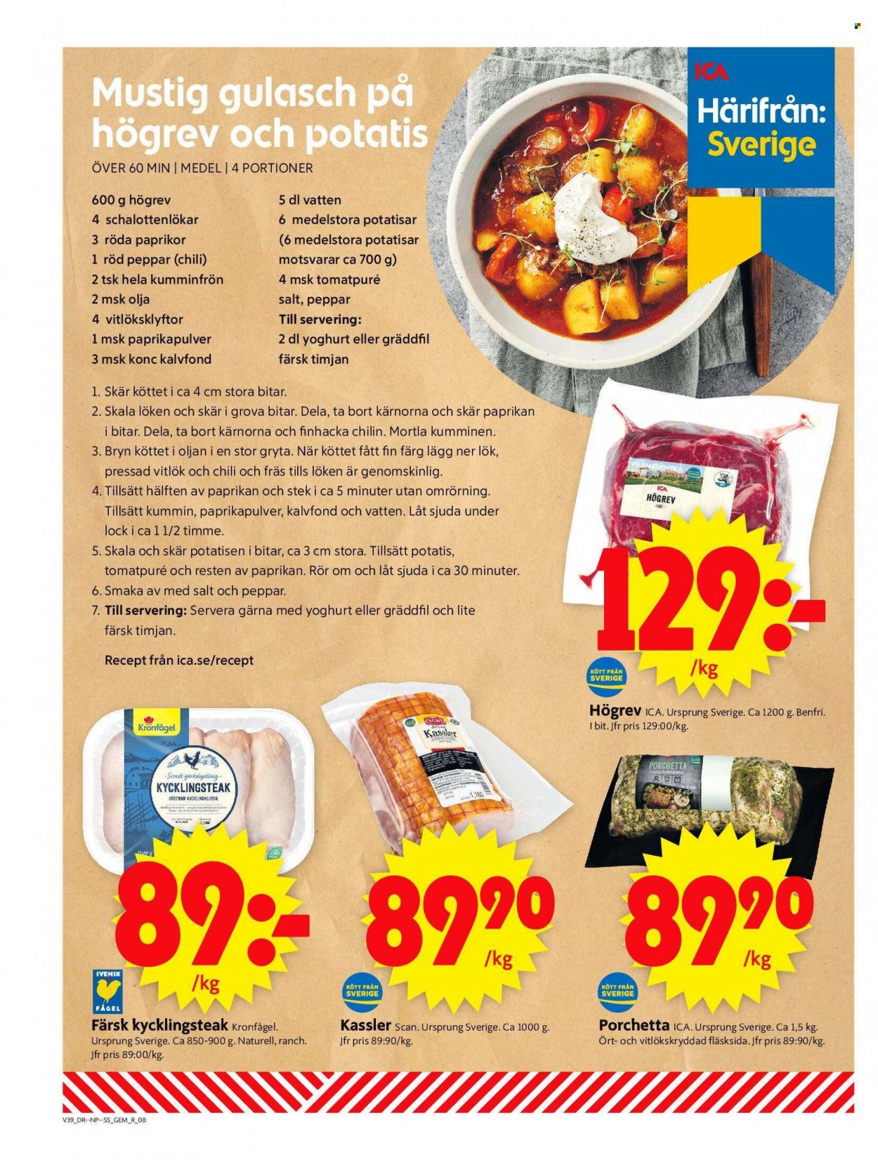 ICA reklamblad - 25/9 2023 - 1/10 2023. Sida 8