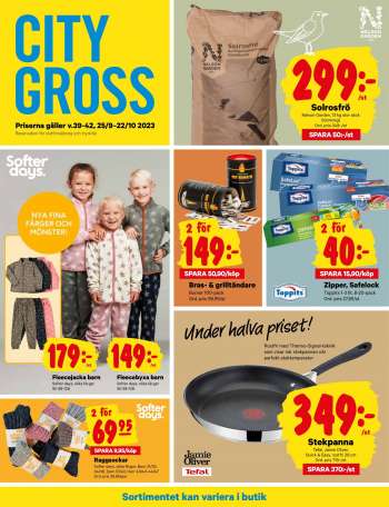 City Gross reklamblad - 25/9 2023 - 1/10 2023.