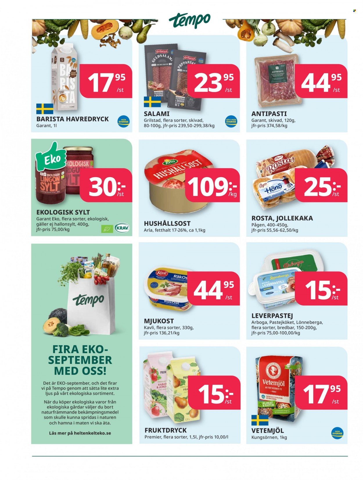 Tempo reklamblad - 25/9 2023 - 1/10 2023. Sida 2