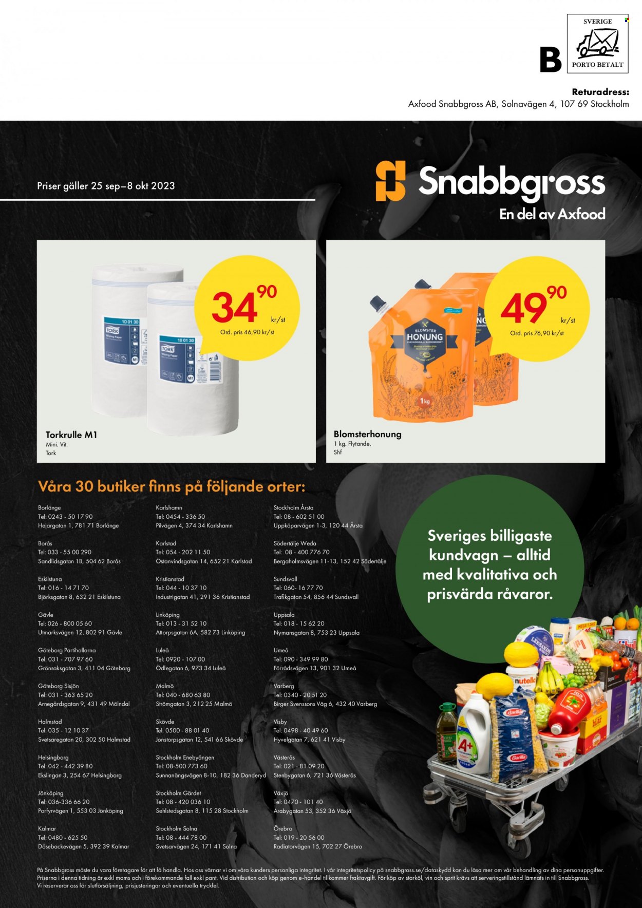 Snabbgross reklamblad - 25/9 2023 - 8/10 2023. Sida 16