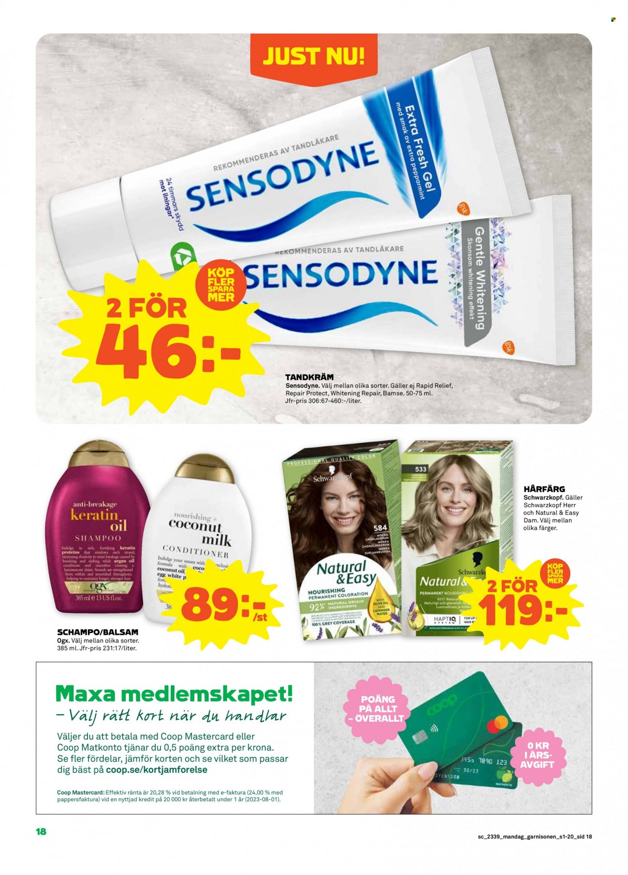 Coop reklamblad - 25/9 2023 - 1/10 2023. Sida 18