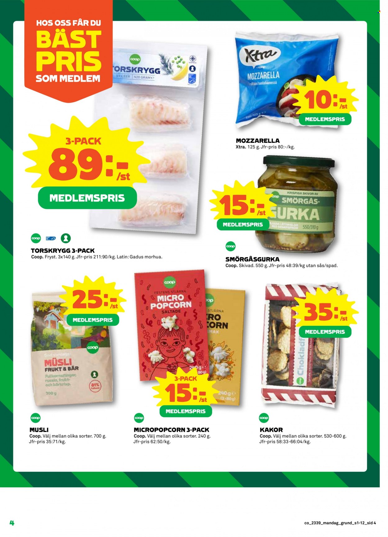 Coop reklamblad - 25/9 2023 - 1/10 2023. Sida 4