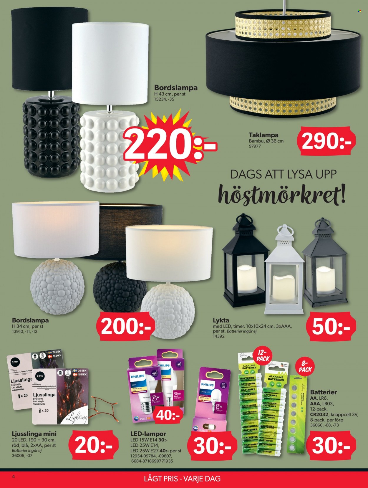 DollarStore reklamblad. Sida 4
