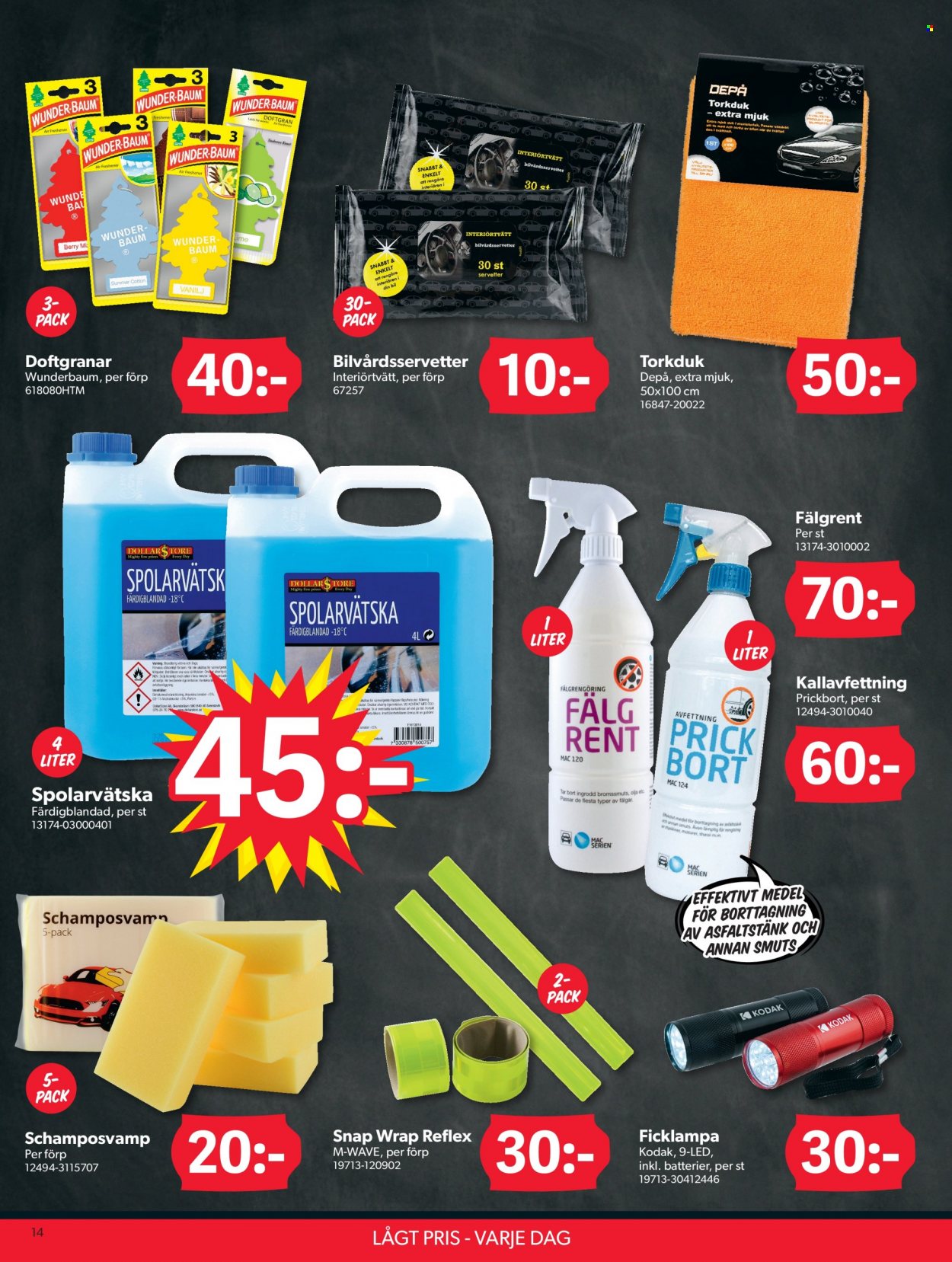 DollarStore reklamblad. Sida 14