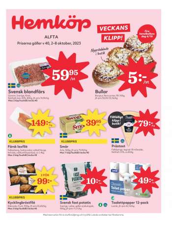 Hemköp reklamblad - 2/10 2023 - 8/10 2023.