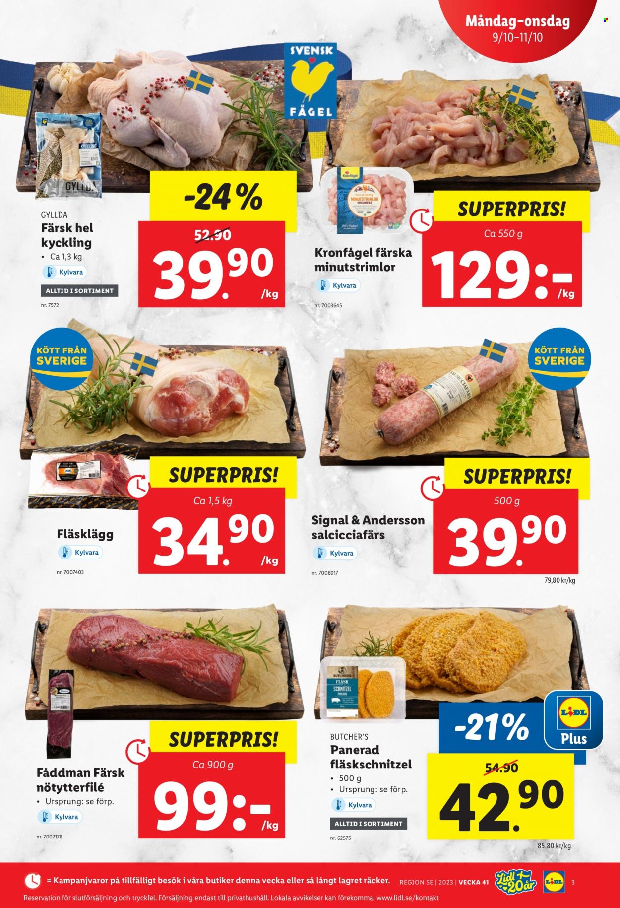 Lidl reklamblad - 9/10 2023 - 15/10 2023. Sida 3
