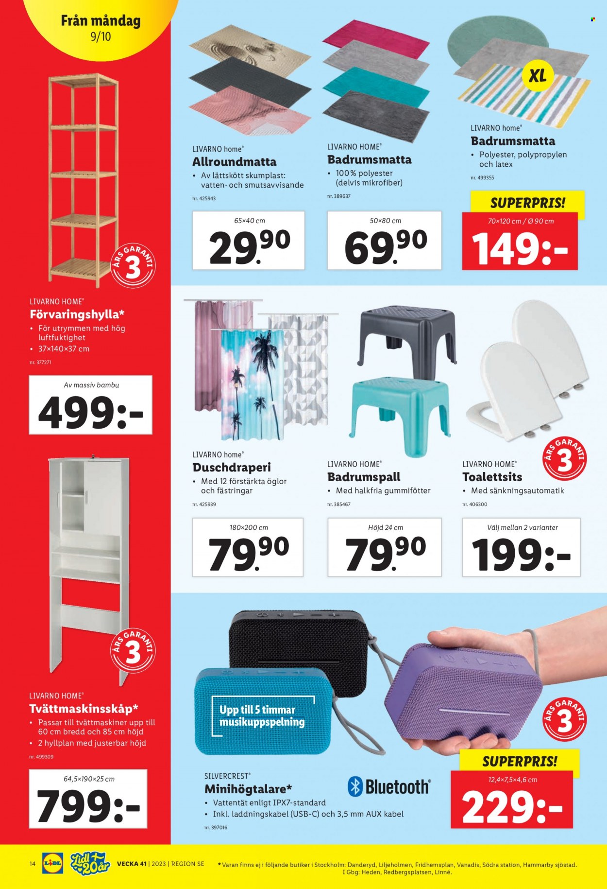 Lidl reklamblad - 9/10 2023 - 15/10 2023. Sida 21