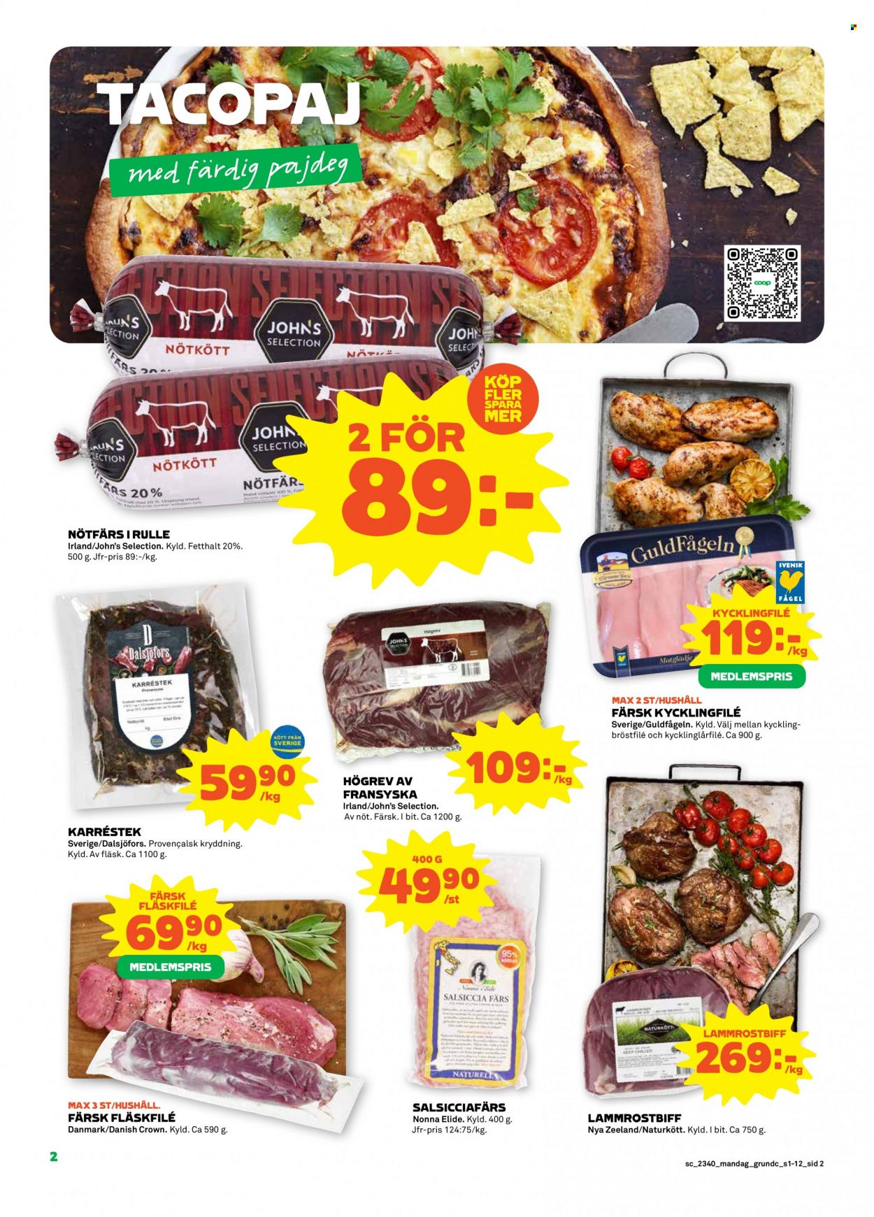 Coop reklamblad - 2/10 2023 - 8/10 2023. Sida 2