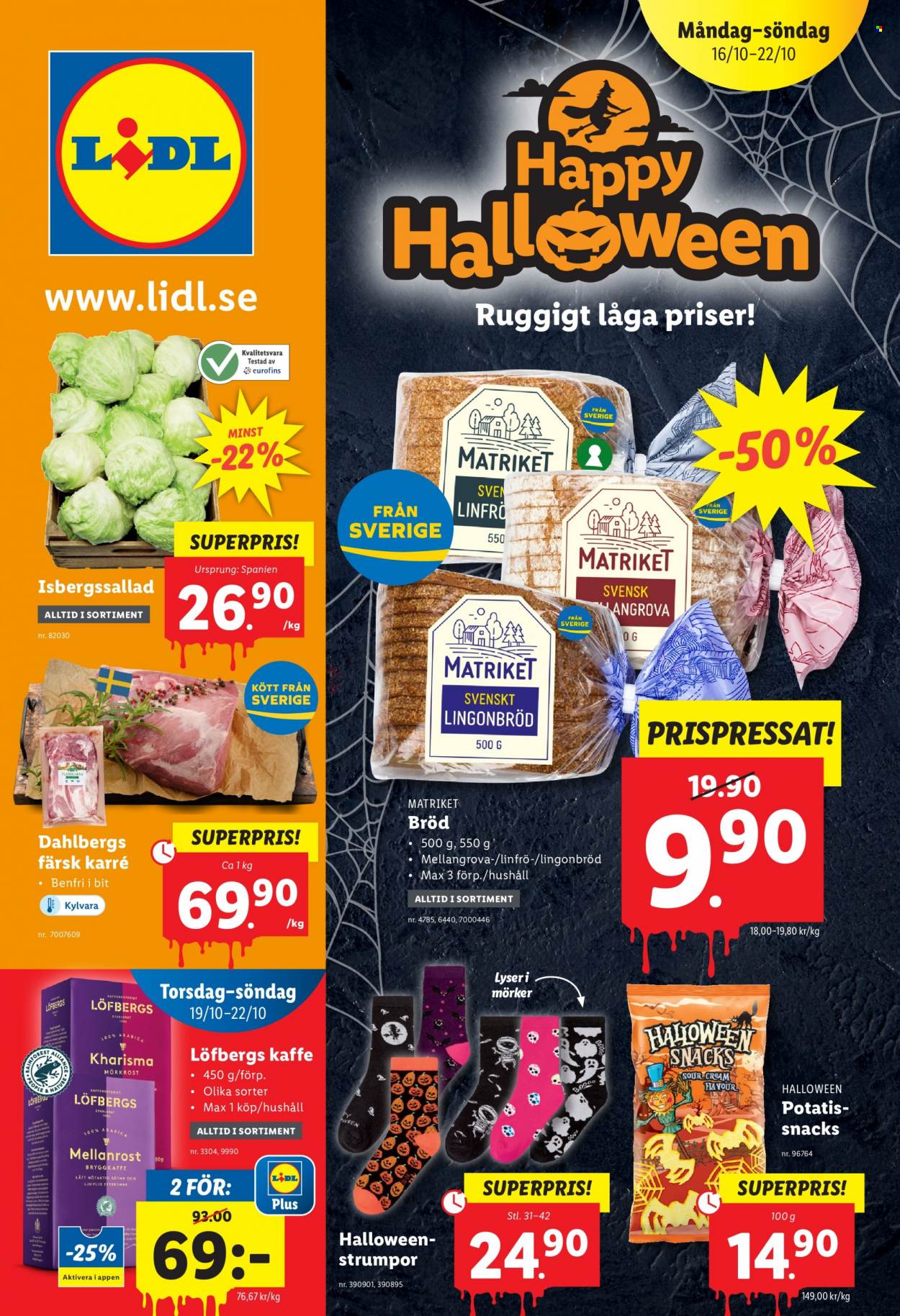 Lidl reklamblad - 16/10 2023 - 22/10 2023. Sida 1