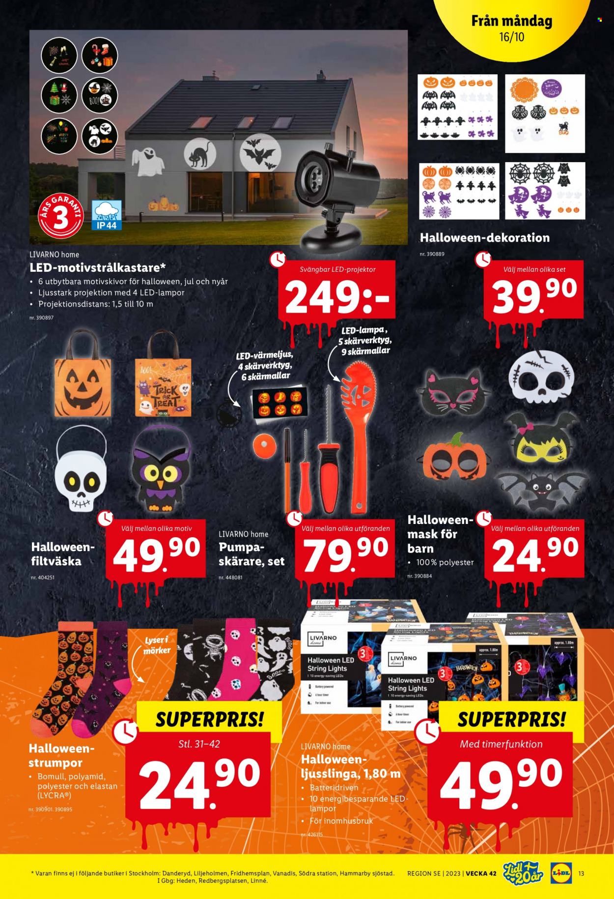 Lidl reklamblad - 16/10 2023 - 22/10 2023. Sida 21