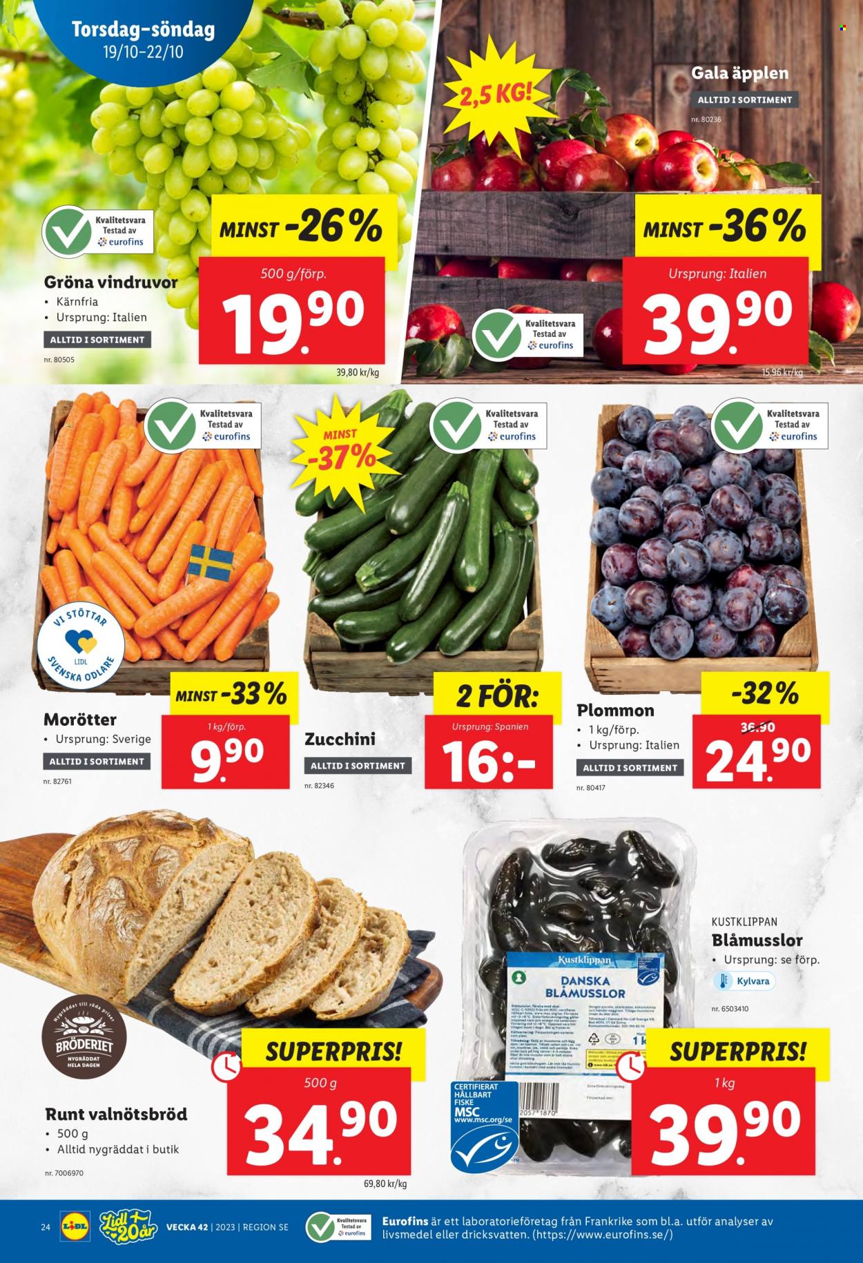 Lidl reklamblad - 16/10 2023 - 22/10 2023. Sida 36