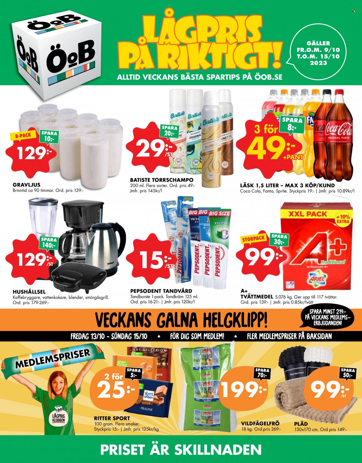 ÖoB reklamblad - 9/10 2023 - 15/10 2023. Sida 1