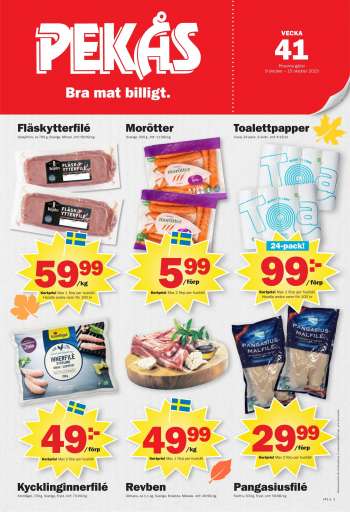 Pekås reklamblad - 9/10 2023 - 15/10 2023.