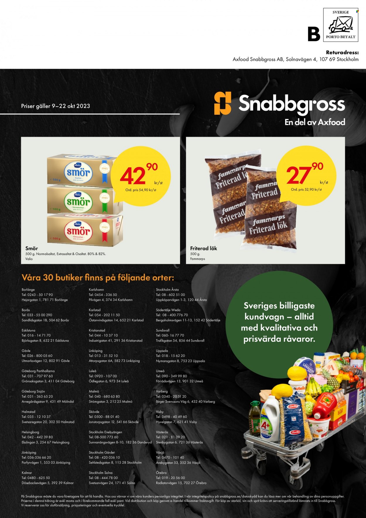 Snabbgross reklamblad - 9/10 2023 - 22/10 2023. Sida 12