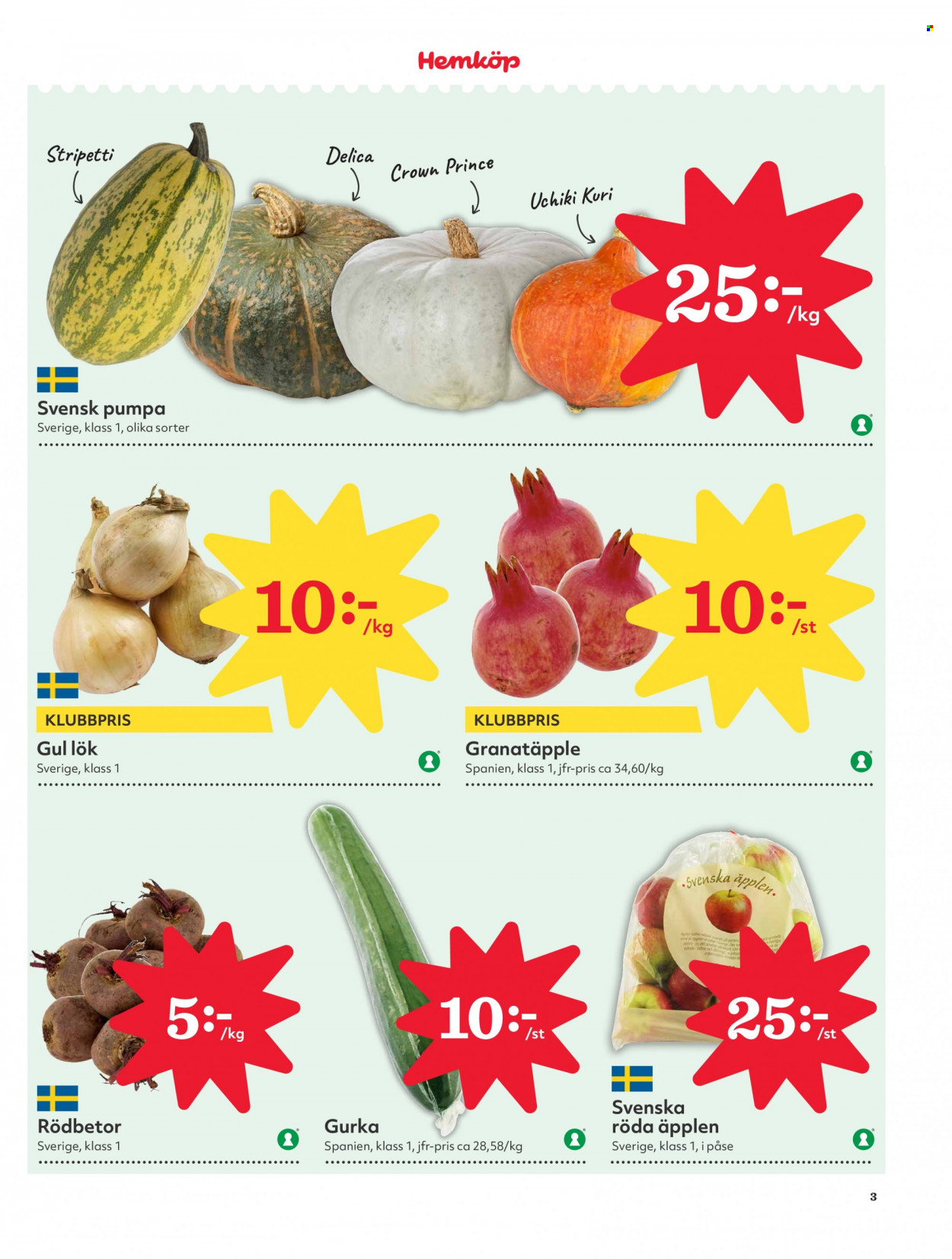 Hemköp reklamblad - 9/10 2023 - 15/10 2023. Sida 3
