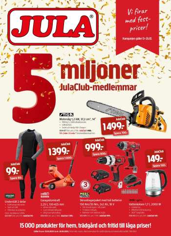 Jula reklamblad - 13/10 2023 - 26/10 2023.