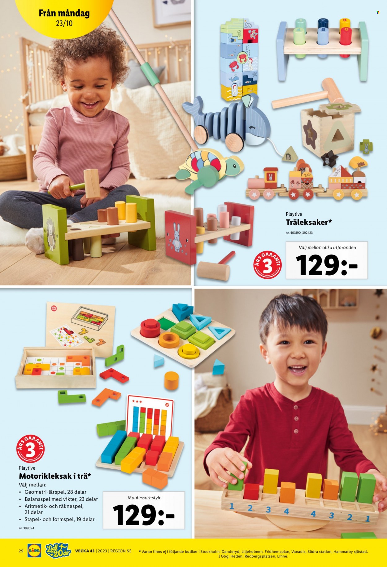 Lidl reklamblad - 23/10 2023 - 29/10 2023. Sida 21