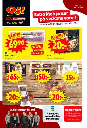 ICA reklamblad - 16/10 2023 - 22/10 2023.