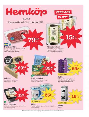 Hemköp reklamblad - 16/10 2023 - 22/10 2023.