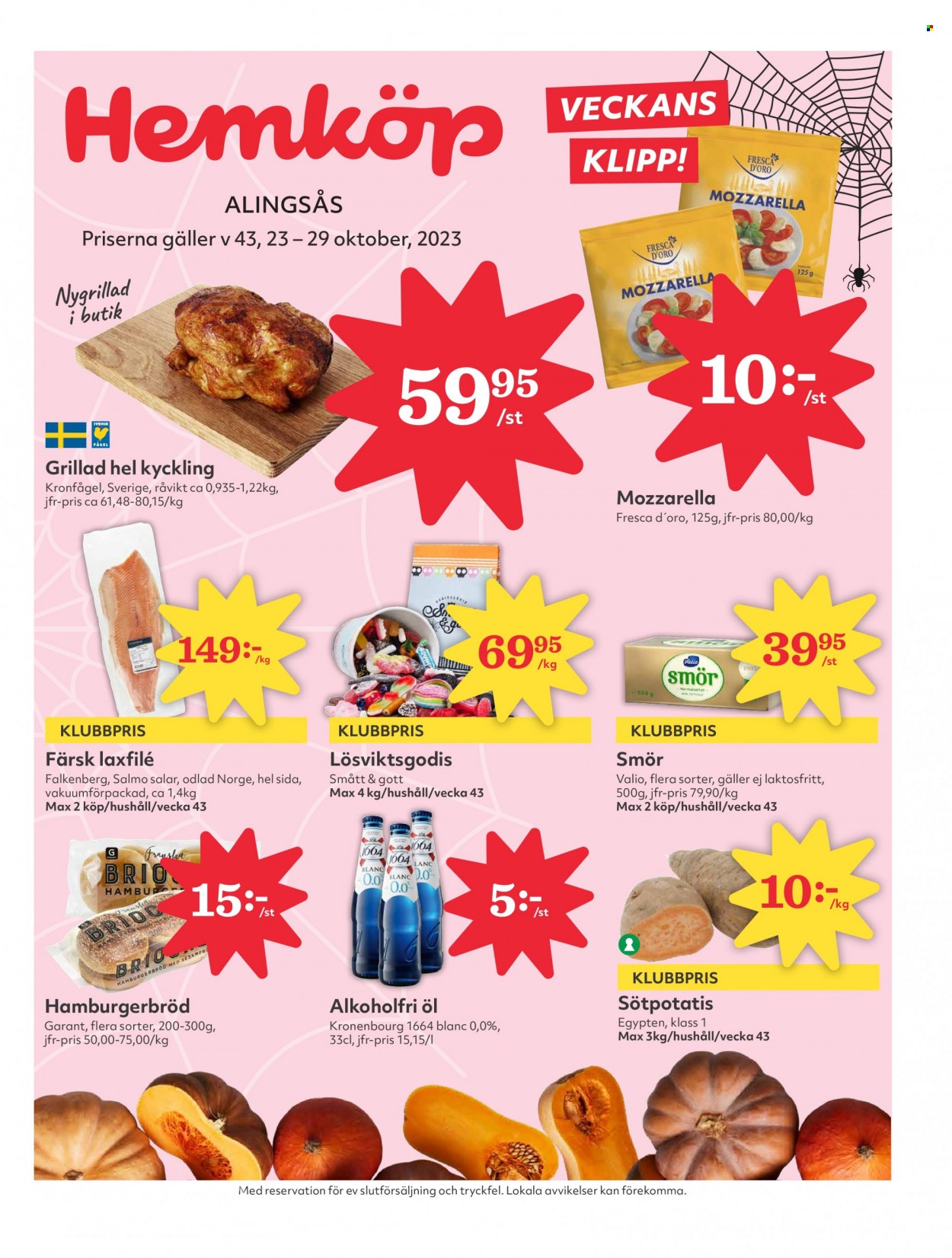 Hemköp reklamblad - 23/10 2023 - 29/10 2023. Sida 1