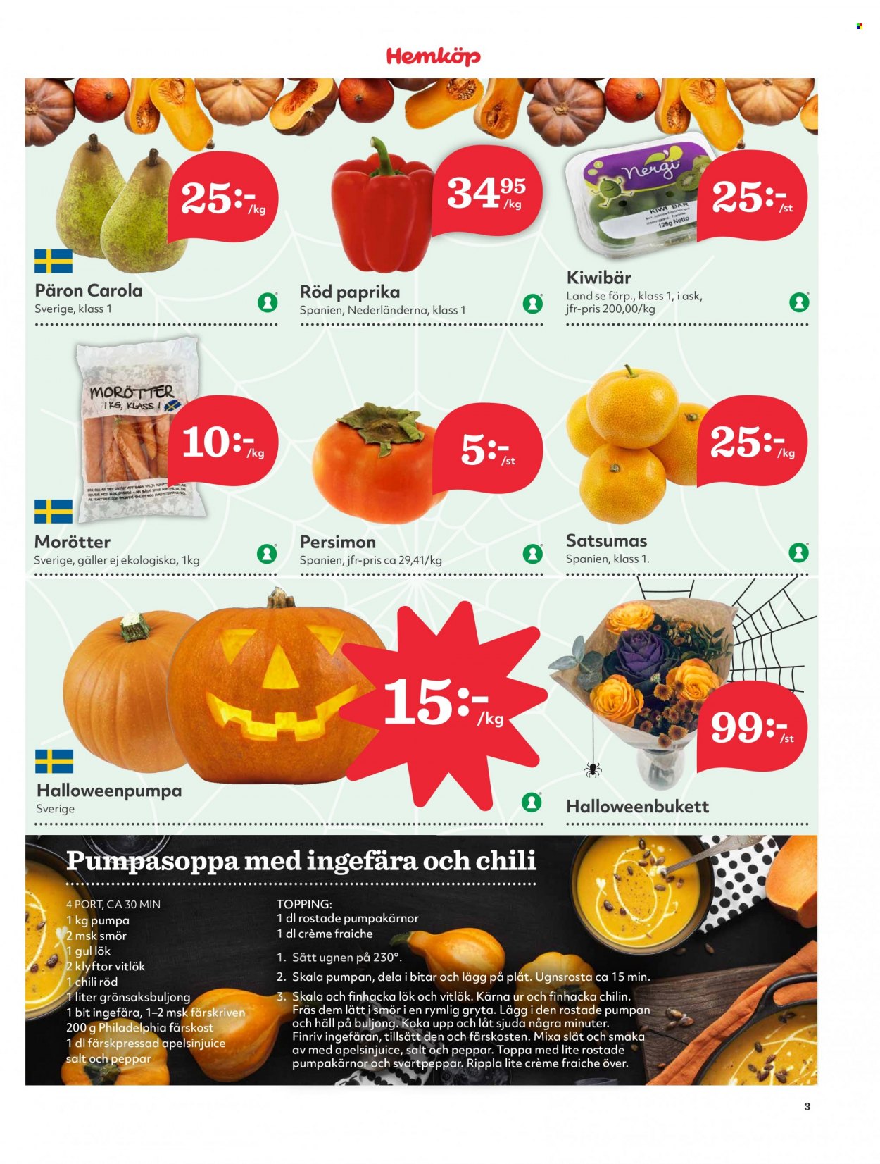 Hemköp reklamblad - 23/10 2023 - 29/10 2023. Sida 3