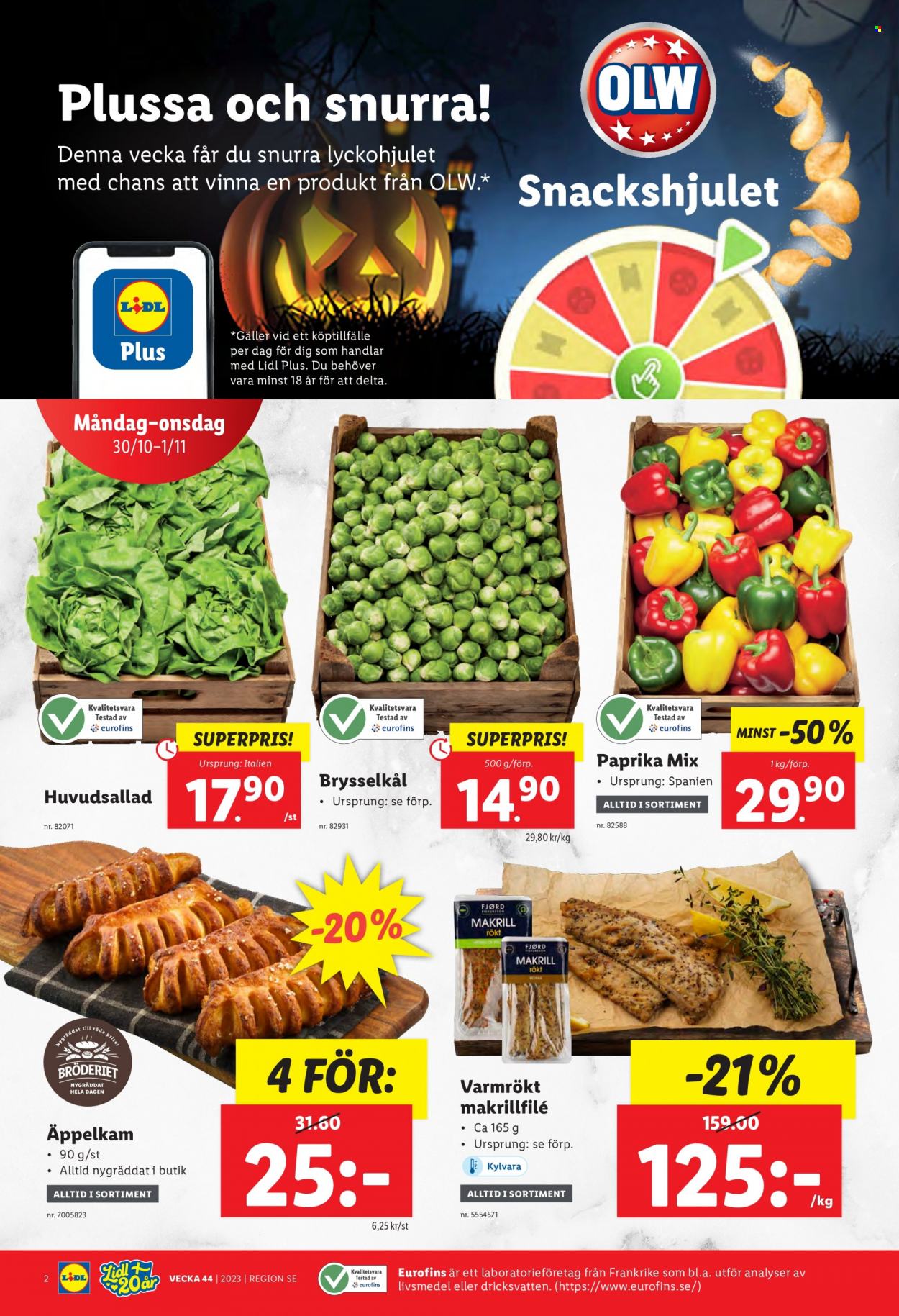 Lidl reklamblad - 30/10 2023 - 5/11 2023. Sida 2