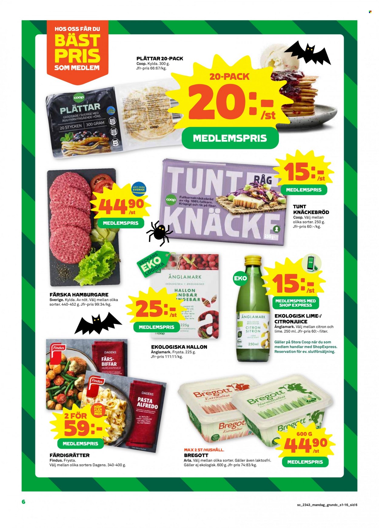 Coop reklamblad - 23/10 2023 - 29/10 2023. Sida 6