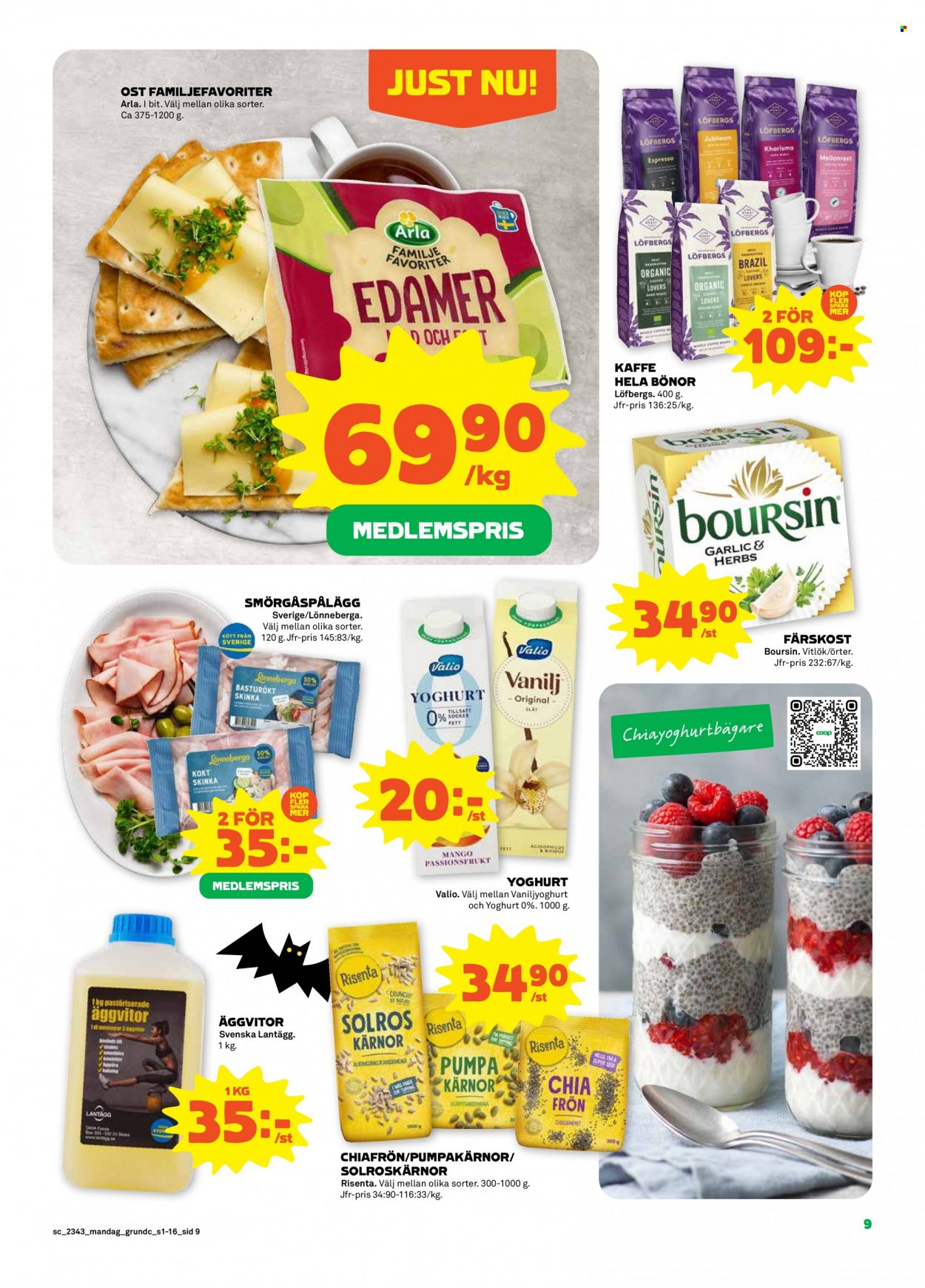 Coop reklamblad - 23/10 2023 - 29/10 2023. Sida 9