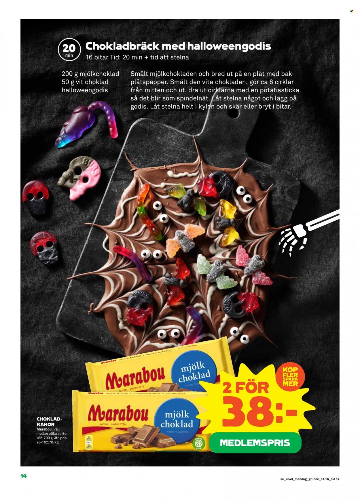 Coop reklamblad - 23/10 2023 - 29/10 2023. Sida 14