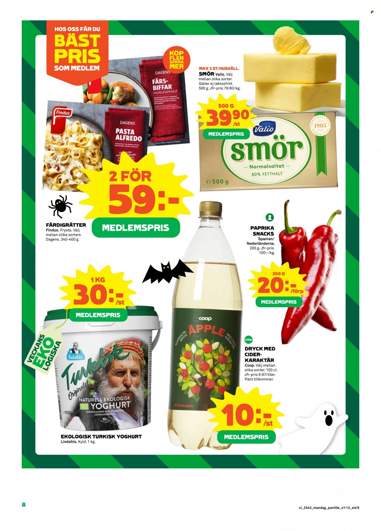 Coop reklamblad - 23/10 2023 - 29/10 2023. Sida 8