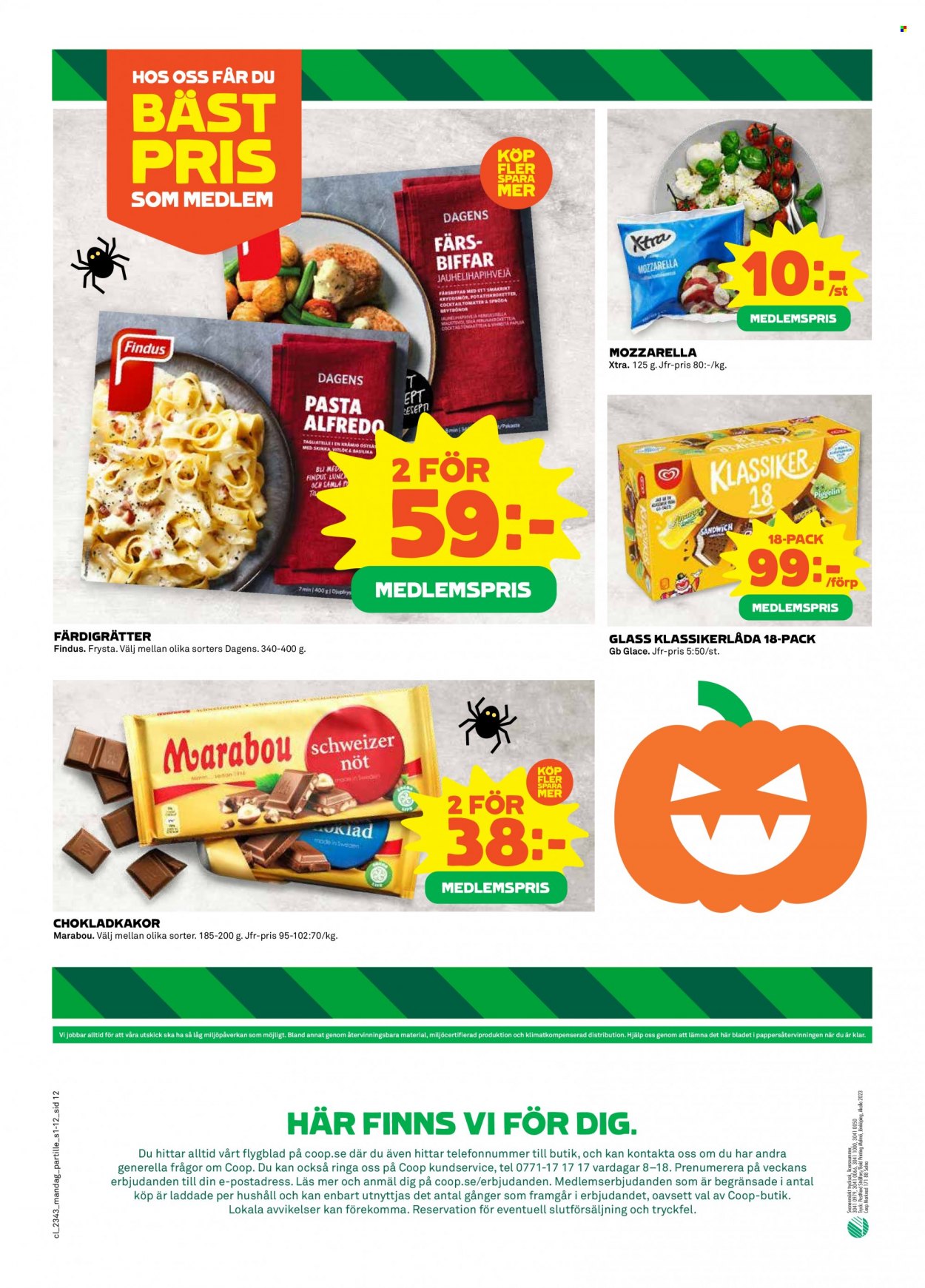 Coop reklamblad - 23/10 2023 - 29/10 2023. Sida 12
