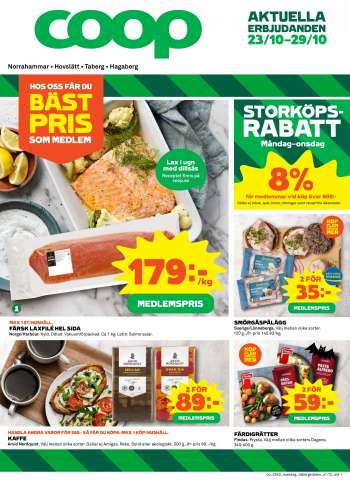 Coop reklamblad - 23/10 2023 - 29/10 2023.