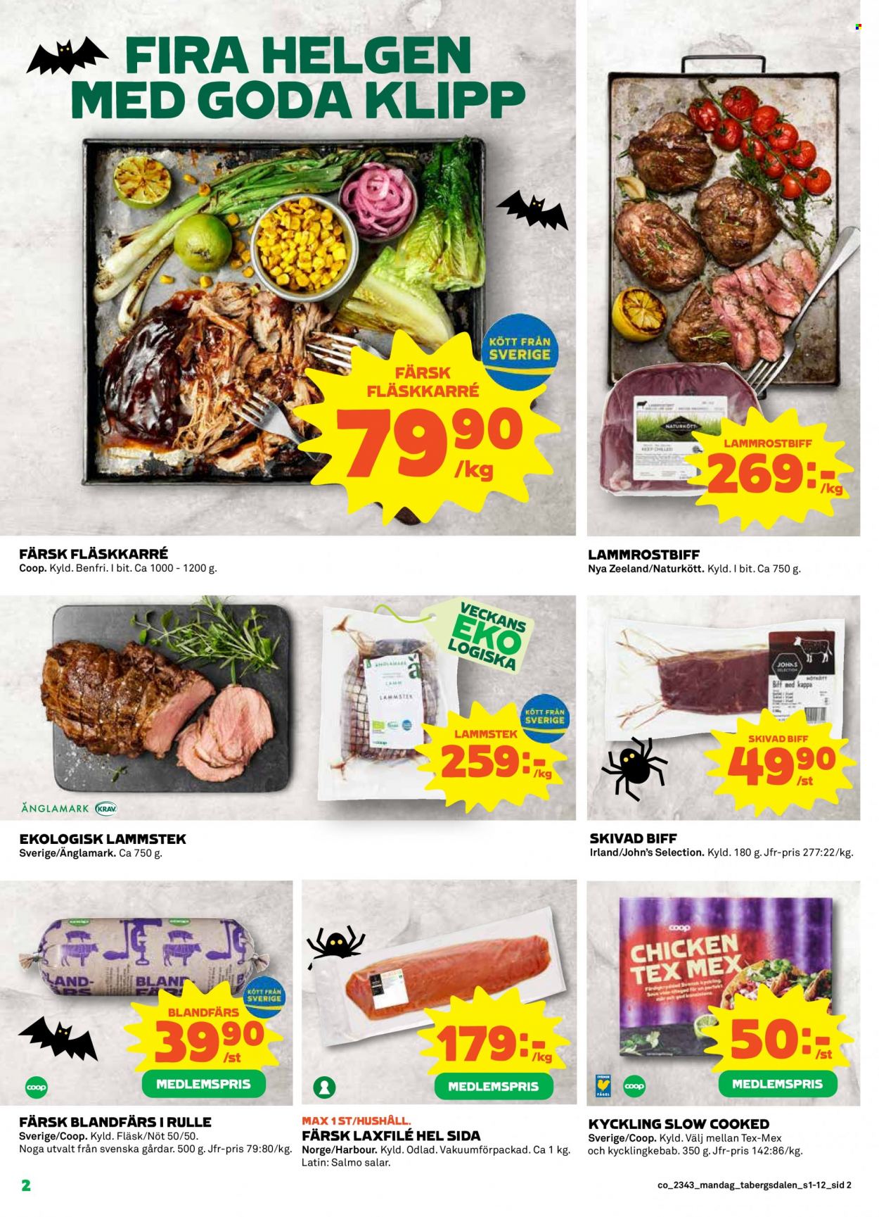 Coop reklamblad - 23/10 2023 - 29/10 2023. Sida 2