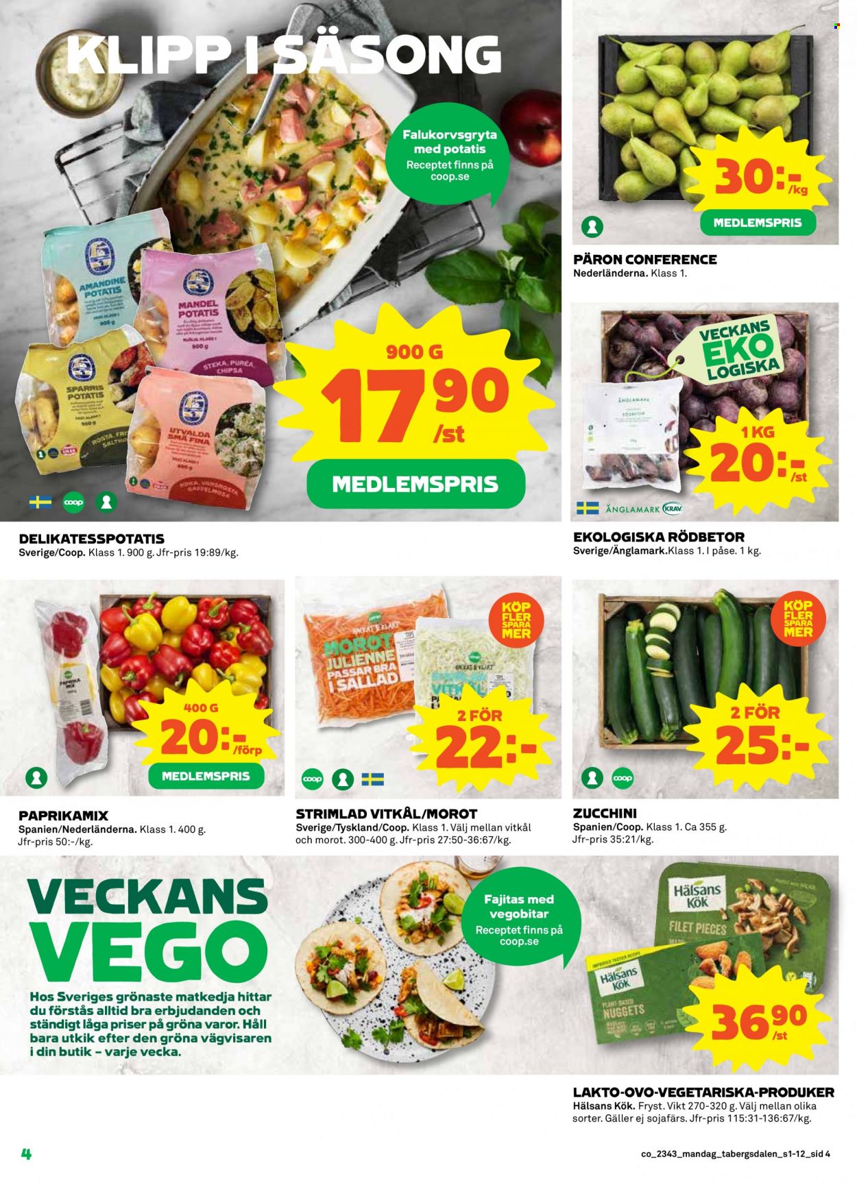 Coop reklamblad - 23/10 2023 - 29/10 2023. Sida 4