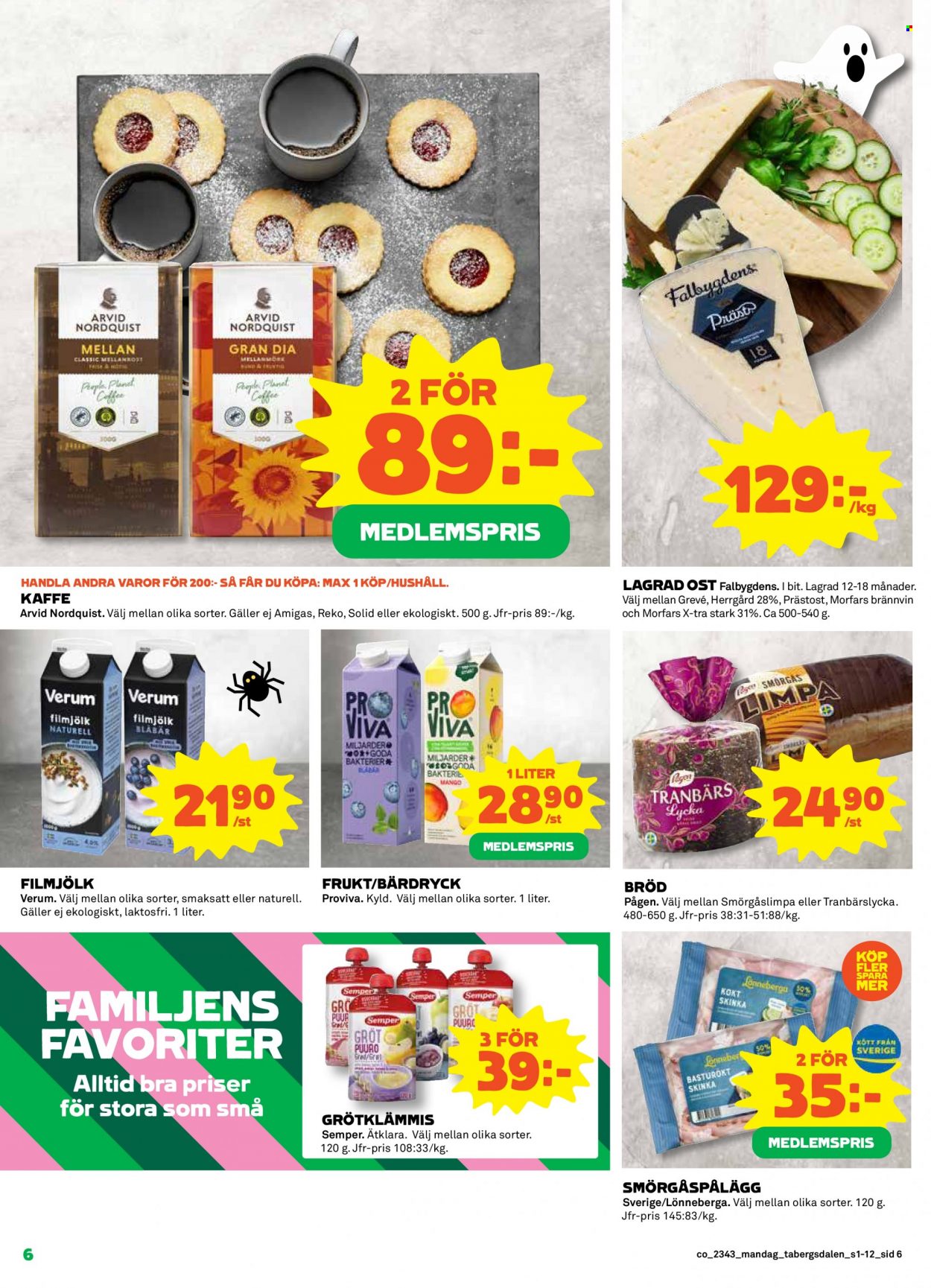Coop reklamblad - 23/10 2023 - 29/10 2023. Sida 6