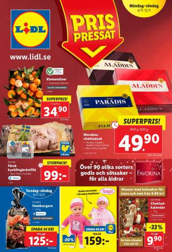 Lidl reklamblad - 6/11 2023 - 12/11 2023.