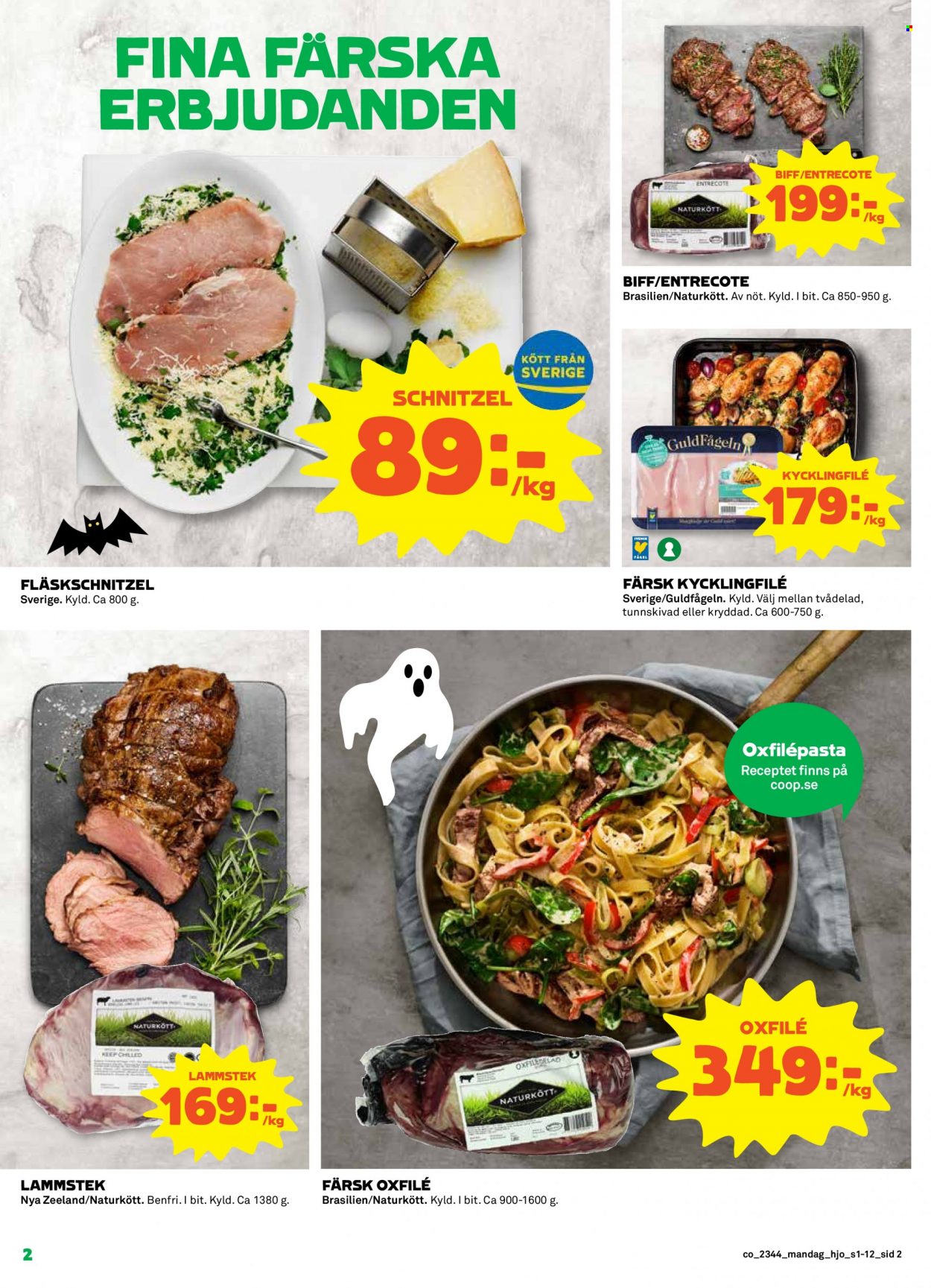 Coop reklamblad - 30/10 2023 - 5/11 2023. Sida 2